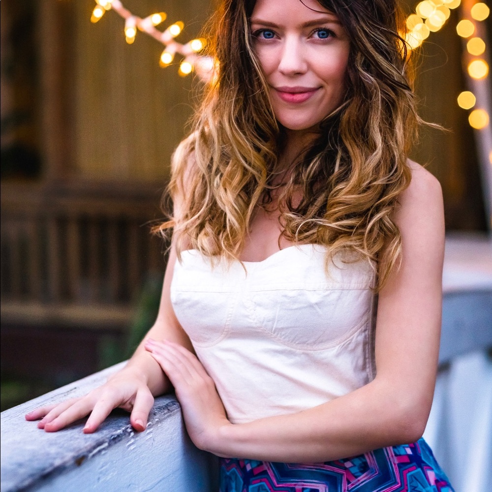 White Canvas Bandeau
